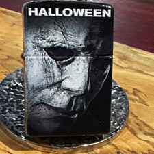 Zippo Halloween Movie Michael Myers Face Collectible Lighter Black Made in USA picture