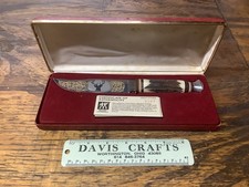 Vintage Zwilling J.A. Henckels HK-500 Genuine Stag Handle German Fixed Blade 267 picture