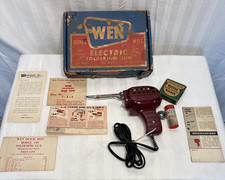 Vintage WEN Quick-Hot Electronic Soldering Gun Model 199 RED w/Box TESTED WORKS picture