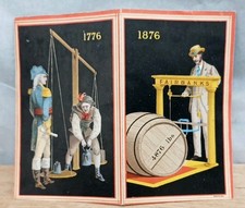 Fairbanks Standard Scales Trade Card Imperial Order Color Bi-fold 1776-1876 picture