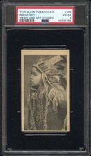 1903 T116 Allen Tobacco Telonette Cigars #103 (PSA 4 VGEX) Indian Boy picture