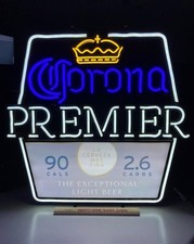 🌟 NEW Corona Premier LED Neo Neon Craft Beer Bar Sign Light Full Range Dimming picture