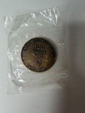 Vintage 1989 Shell Mining Co 100 Million Tons Coal Commemorative Medal NOS picture