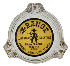Vintage Marketing Ashtray / The Range Diner / Pacoima California CA picture