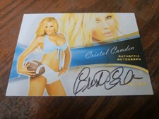 2013 Bench Warmer Bubble Gum Autograph Gold Foil Cristal Camden #69 Auto Playboy picture