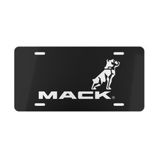 Mack Truck Front License Plate Tag Vanity Style – Auto Metal Aluminum picture