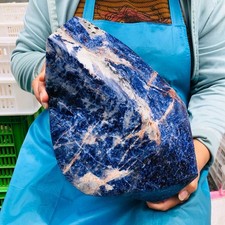 14.47 LB Natural Large Polished Sodalite Freeform Blue Mineral Specimen 5891 picture