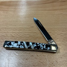 2006 Case XX EX185 SS Black & White Jasper Doctors Pocket Knife No Box picture