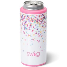 Swig Life Skinny Can Cooler, 12oz Insulated Confetti picture