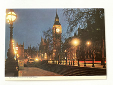 Big Ben From Westminster Pier London England Unposted Postcard ca 1968 E/VF picture