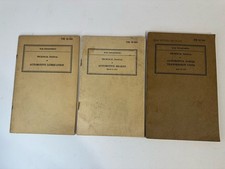 Vintage 1940 1941 WWIl War Dept Manuals Lot 52nd Medical Battalion Automotive TM picture
