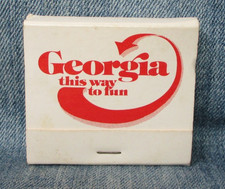 GEORGIA THIS WAY TO FUN Vintage Full Matchbook HMT7 picture