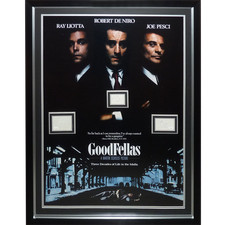 Goodfellas Full-Size Movie Poster Deluxe Framed with Robert Deniro, Ray Liotta A picture