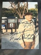 Last Inclination The New Three Stooges Frank Mitchell Signed Photograph D. 1991 picture
