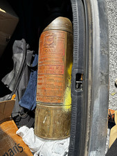 Vintage AMPCO Foam Fire Extinguisher Cylinder with Instruction Label picture