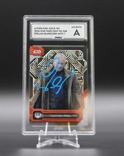 2024 Topps Andor Luthen Rael High Tek Gold /50 signed by Stellan Skarsgard SWAU picture