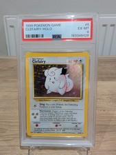 1999 Pokémon Base Set Unlimited #5 / 102 Clefairy Holo Rare PSA 6 NEW CERT picture