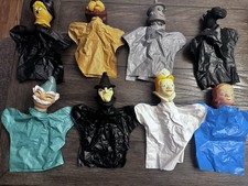 1960's Set of All 8 Wizard of Oz Hand Puppets Procter & Gamble Promo RARE picture