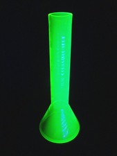 UV URANIUM GLASS - VASELINE GLASS - VASE - 15