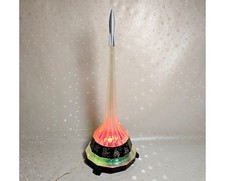 Vintage Space Age Rocket Table Lamp Mid Century Modern Retro Cosmos Night Light picture