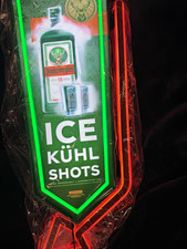 Jagermeister ICE KÜHL SHOTS Lighted LED  Bar Sign Wolfsenbüttel Germany picture