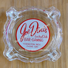 Scarce Nevada Casino Ashtray ca 1940's-50's Joe Dini's Lucky Club Yerington, NV. picture