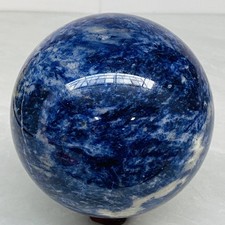 Blue Sodalite Ball Sphere Healing Crystal Natural Gemstone Quartz Stone 8.99LB picture