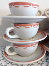 '40s Wallace Restaurant Ware cup saucer- vintage diner cafe coffee house style picture
