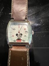 RARE- vintage - Mickey Mouse - Disney- Watch - Beware of Cat -MC0377- NOT TESTED picture