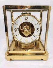 Vintage 1970's Jaeger LeCoultre 528-8 Atmos 15-Jewel Clock ~ Missing Front Glass picture