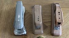 5- Vintage STAPLERS Includes Swingline, Ace Cadet Liftop #302 & Novelty Staplers picture
