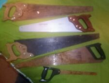 ✔️Vintage Hand Saw Lot  OLD Wood Working Tools Antique Collectors Mill Cut Rare picture