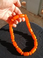 Vintage Amber Prayer Beads Not Bakelite Butterscotch Amber Beads ESTATE FIND picture