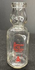 Vtg Northland Qt Milk Bottle Cream Top W/ ACL Painted Label Minneapolis Minnesot picture