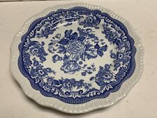 Spode Blue Room Garden Collection Trophies 10 3/4 in Plate Blue White picture