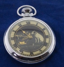 VERYRARE Vintage Pocket Watch RCA His Master's Voice NIPPER Tested Works Great picture