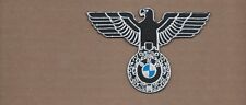 NEW 3 X 4 1/4 INCH BMW IRON ON PATCH  picture