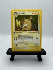 Raichu 14/62 1st Edition Fossil Holo Rare Pokémon Card WOTC 1999 picture