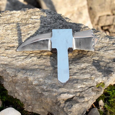Collectibles Hand Forged Carbon Steel Medieval War Hammer Weapon Replica picture