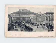Postcard Piazza Municipio, Naples, Italy picture