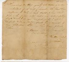 1825 Lancaster PA Document City Council Opening Alley Signed 19th Century Fuller picture
