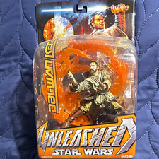 Vintage 2005 Hasbro Star Wars Unleashed Obi-Wan Kenobi Figure Sealed Mustafar picture