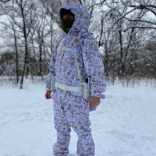 Winter Camo Suit PenCott Snowdrift Snow Camouflage Tactical Suit Waterproof UA picture