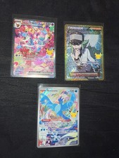 Pokemon Sylveon ex 153 three-card bundle with N Supporter 101 and Articuno 132 picture