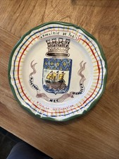 Nathalie Lete Armoire De Paris Coat Of Arms French 10” Plate Anthropologie  picture