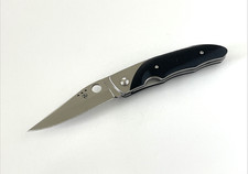 Spyderco C42P Howard Viele Folding Knife VG-10 Black Micarta Japan picture