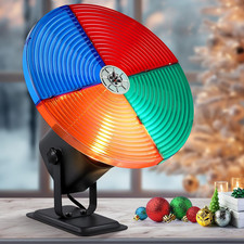 Christmas Tree Color Wheel with E27 LED Light, Rotating 4 Color Wheel for Alumin picture