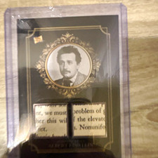 Super Products Inc 2021 Albert Einstein Dual Relic Non-Sport Card DUAL-119 picture