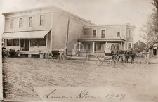 Lima Iowa 1907 GENERAL STORE GHOST TOWN RPPC Photo Postcard COPY picture
