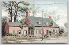 Postcard Newark New Jersey Gen. Phil Kearny Homestead Belleville Ave. 1908 picture